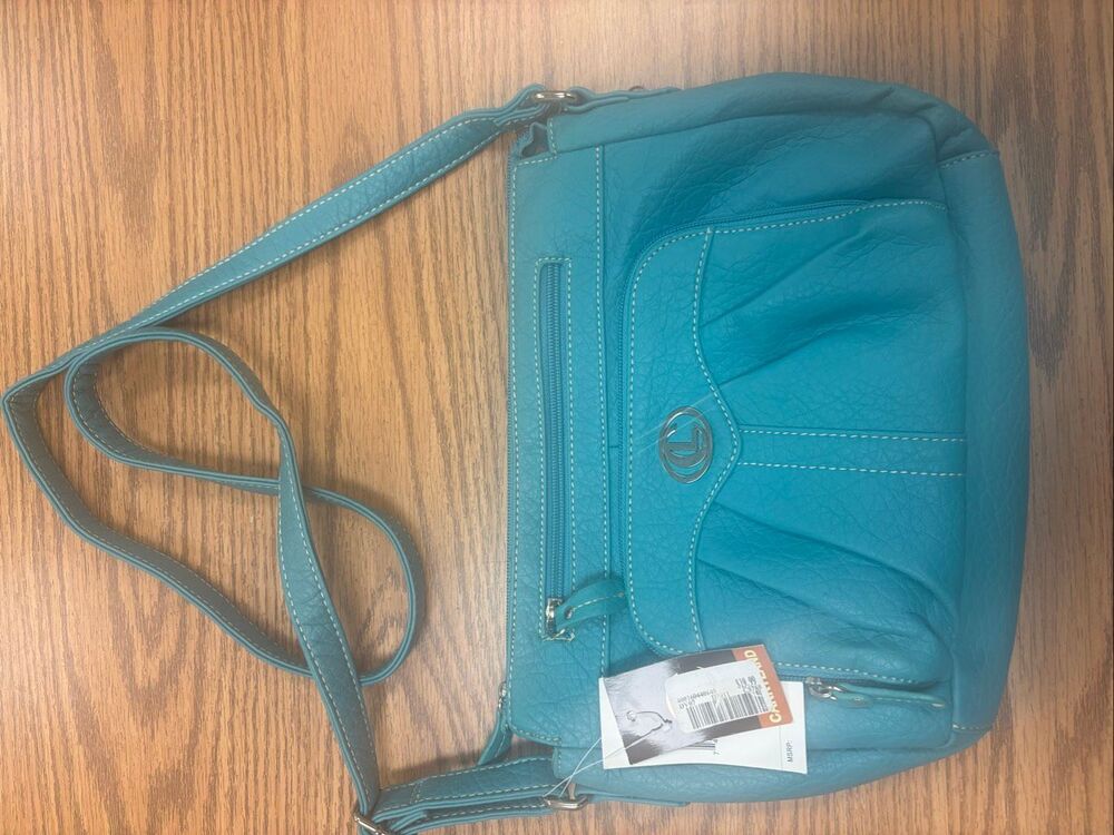 Turquoise blue adjustable strap, Crossbody purse NWT